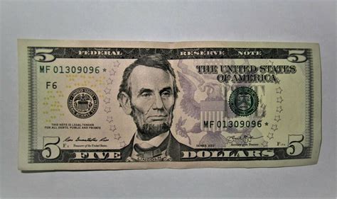 How much is a 2013 $5 star note worth - 2017 $5 Five Dollar Serial Number Ink Through And Seal 007 FRN Bill Note. $8.55. Free shipping. Unknown Series Five Dollars San Fran. FRN—Missing Print ERROR—PMG 65 EPQ Gem UNC. $1,075.00. $24.95 shipping. 
